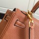 Replica Borse Hermes Kelly 25cm in pelle marrone Clemence Replica Borse Hermes Kelly 25cm in pelle marrone Clemence