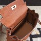 Replica Borse Hermes Kelly 25cm in pelle marrone Clemence Replica Borse Hermes Kelly 25cm in pelle marrone Clemence