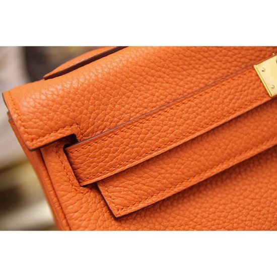 Replica Borsa Kelly Hermes 28cm 32cm arancione Pelle Clemence Replica Borsa Kelly Hermes 28cm 32cm arancione Pelle Clemence