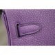 Replica Borsa Kelly Hermes 28cm 32cm  Viola Pelle Clemence