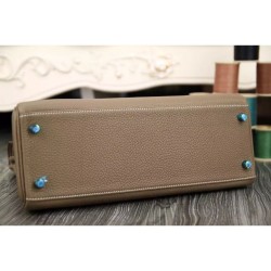Borsa Kelly Hermes Etain Pelle Clemence Borsa Kelly Hermes Etain Pelle Clemence