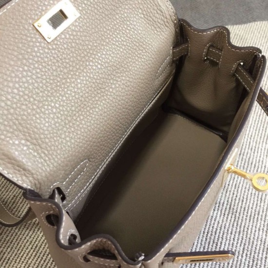 Replica Hermes Kelly 25CM Borsa Grigio Clemence Pelle Replica Hermes Kelly 25CM Borsa Grigio Clemence Pelle