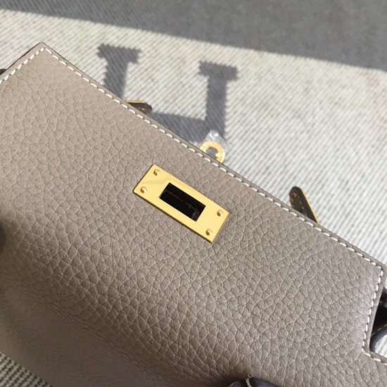 Replica Hermes Kelly 25CM Borsa Grigio Clemence Pelle Replica Hermes Kelly 25CM Borsa Grigio Clemence Pelle
