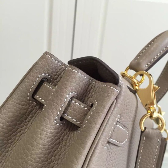 Replica Hermes Kelly 25CM Borsa Grigio Clemence Pelle Replica Hermes Kelly 25CM Borsa Grigio Clemence Pelle