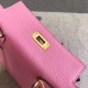 Replica Hermes Kelly 25CM Borsa rosa Clemence Pelle Replica Hermes Kelly 25CM Borsa rosa Clemence Pelle