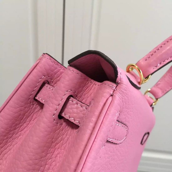 Replica Hermes Kelly 25CM Borsa rosa Clemence Pelle Replica Hermes Kelly 25CM Borsa rosa Clemence Pelle