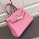 Replica Hermes Kelly 25CM Borsa rosa Clemence Pelle Replica Hermes Kelly 25CM Borsa rosa Clemence Pelle