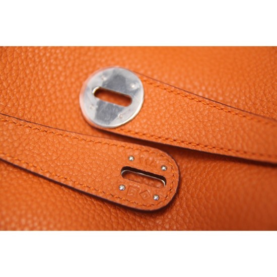 Replica Hermes Lindy 26cm 30cm 34cm Borsa in Cuoio Arancione Replica Hermes Lindy 26cm 30cm 34cm Borsa in Cuoio Arancione