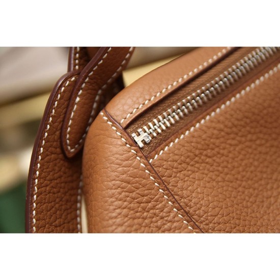 Replica Hermes Lindy 26cm 30cm 34cm Borsa in pelle marrone Replica Hermes Lindy 26cm 30cm 34cm Borsa in pelle marrone