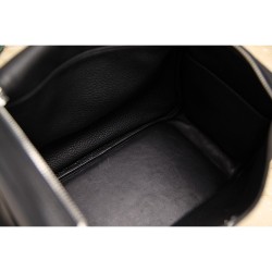 Hermes Lindy 26cm 30cm 34cm Borsa in pelle nera Hermes Lindy 26cm 30cm 34cm Borsa in pelle nera