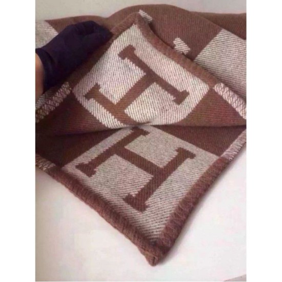 Replica Coperta di Hermes Avalon Marrone