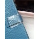 Replica Hermes Bearn Portafoglio In Blue Jean pelle Replica Hermes Bearn Portafoglio In Blue Jean pelle
