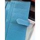 Replica Hermes Bearn Portafoglio In Blue Jean pelle Replica Hermes Bearn Portafoglio In Blue Jean pelle
