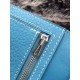 Replica Hermes Bearn Portafoglio In Blue Jean pelle Replica Hermes Bearn Portafoglio In Blue Jean pelle