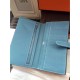 Replica Hermes Bearn Portafoglio in pelle blu Jean Epsom Replica Hermes Bearn Portafoglio in pelle blu Jean Epsom