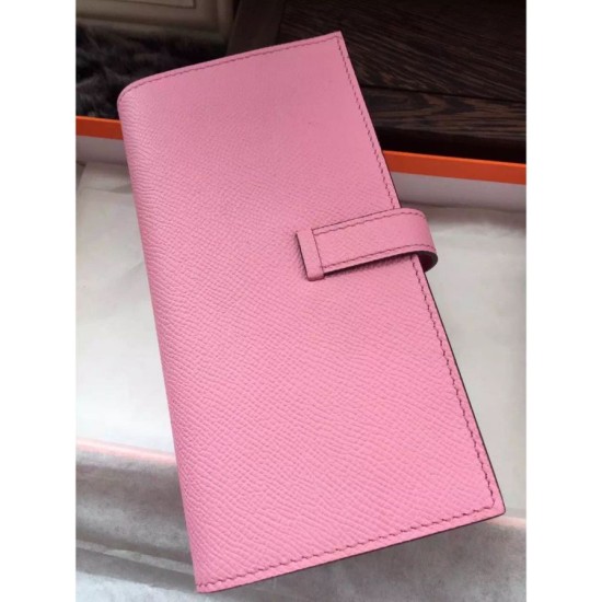 Replica Hermes Bearn Portafoglio in pelle rosa Epsom Replica Hermes Bearn Portafoglio in pelle rosa Epsom
