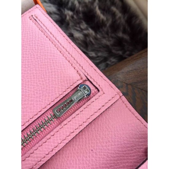 Replica Hermes Bearn Portafoglio in pelle rosa Epsom Replica Hermes Bearn Portafoglio in pelle rosa Epsom