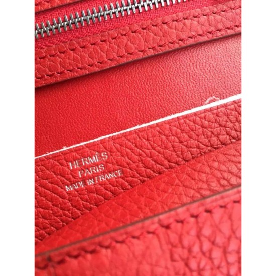 Replica Hermes Bearn Portafoglio in pelle Vermillion Replica Hermes Bearn Portafoglio in pelle Vermillion