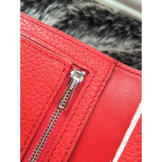Replica Hermes Bearn Portafoglio in pelle Vermillion Replica Hermes Bearn Portafoglio in pelle Vermillion