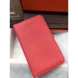 Hermes Dogon Portafoglio in pelle rosa Jaipur
