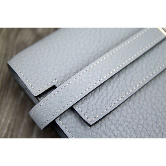 Replica Hermes Kelly Longue Portafoglio in pelle blu Lin Clemence Replica Hermes Kelly Longue Portafoglio in pelle blu Lin Clemence