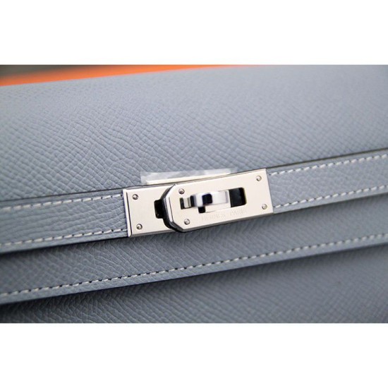 Replica Hermes Kelly Longue Portafoglio in pelle blu Lin Epsom Replica Hermes Kelly Longue Portafoglio in pelle blu Lin Epsom