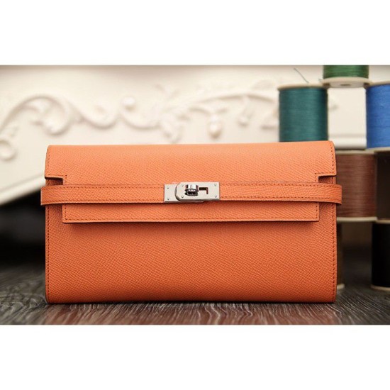 Replica Hermes Kelly Longue Portafoglio in pelle Crevette Epsom Replica Hermes Kelly Longue Portafoglio in pelle Crevette Epsom