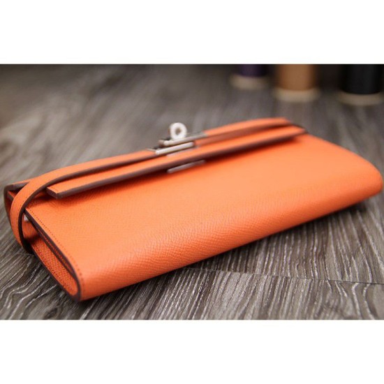 Replica Hermes Kelly Longue Portafoglio in pelle Crevette Epsom Replica Hermes Kelly Longue Portafoglio in pelle Crevette Epsom