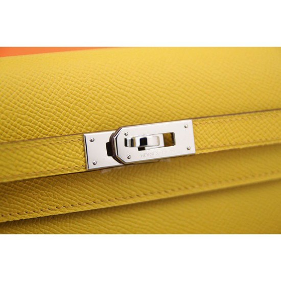 Replica Hermes Kelly Longue Portafoglio in pelle gialla Epsom Replica Hermes Kelly Longue Portafoglio in pelle gialla Epsom