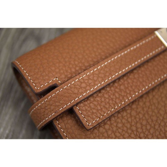 Replica Hermes Kelly Longue Portafoglio in pelle marrone Clemence Replica Hermes Kelly Longue Portafoglio in pelle marrone Clemence