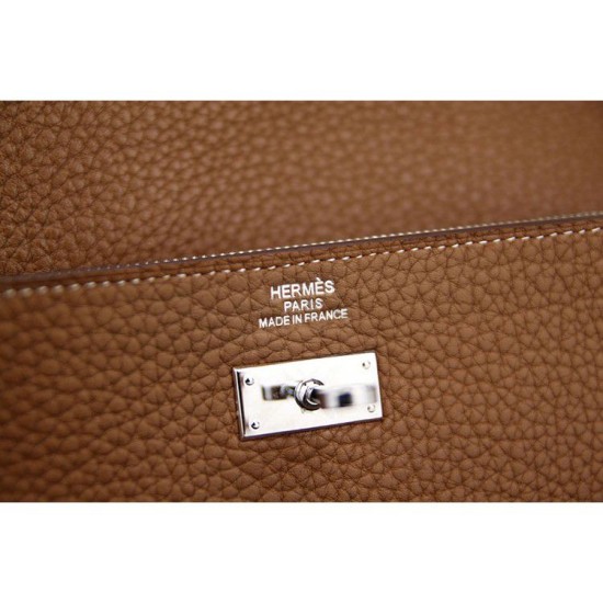Replica Hermes Kelly Longue Portafoglio in pelle marrone Clemence Replica Hermes Kelly Longue Portafoglio in pelle marrone Clemence