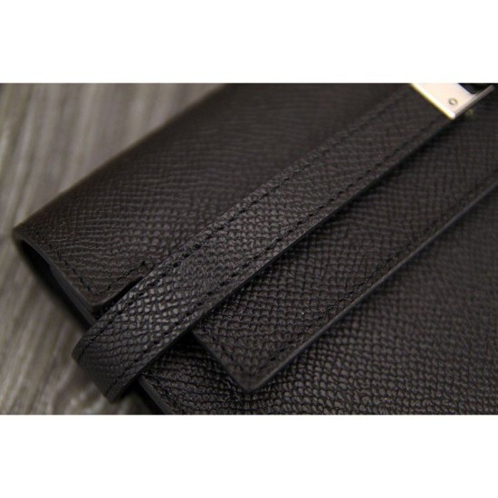 Replica Hermes Kelly Longue Portafoglio in pelle nera Epsom Replica Hermes Kelly Longue Portafoglio in pelle nera Epsom