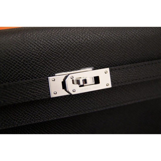 Replica Hermes Kelly Longue Portafoglio in pelle nera Epsom Replica Hermes Kelly Longue Portafoglio in pelle nera Epsom
