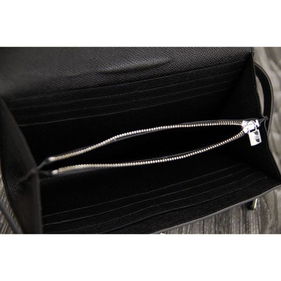 Replica Hermes Kelly Longue Portafoglio in pelle nera Epsom Replica Hermes Kelly Longue Portafoglio in pelle nera Epsom