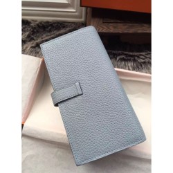 Portafoglio Hermes Bearn in azzurro in pelle Portafoglio Hermes Bearn in azzurro in pelle