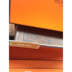 Portafoglio Hermes Costanza a lungo in pelle arancione Epsom Portafoglio Hermes Costanza a lungo in pelle arancione Epsom