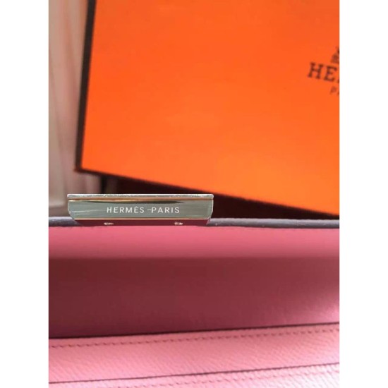 Replica Portafoglio Hermes Costanza a lungo in pelle rosa Epsom Replica Portafoglio Hermes Costanza a lungo in pelle rosa Epsom