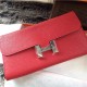 Replica Portafoglio Hermes Costanza a lungo in pelle Vermillion Replica Portafoglio Hermes Costanza a lungo in pelle Vermillion