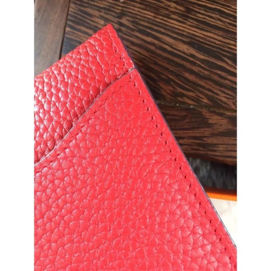 Replica Portafoglio Hermes Costanza a lungo in pelle Vermillion Replica Portafoglio Hermes Costanza a lungo in pelle Vermillion