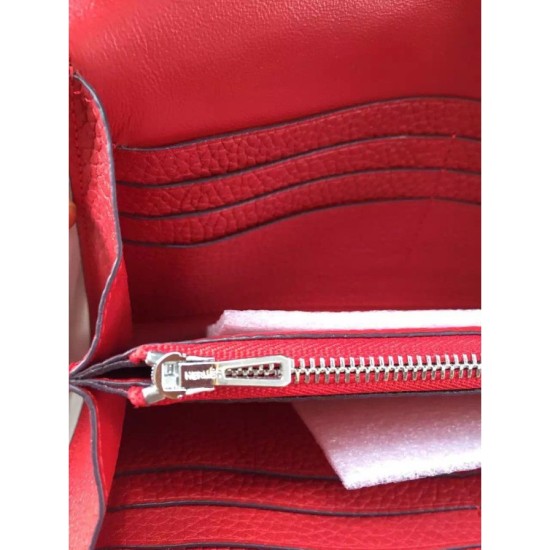 Replica Portafoglio Hermes Costanza a lungo in pelle Vermillion Replica Portafoglio Hermes Costanza a lungo in pelle Vermillion