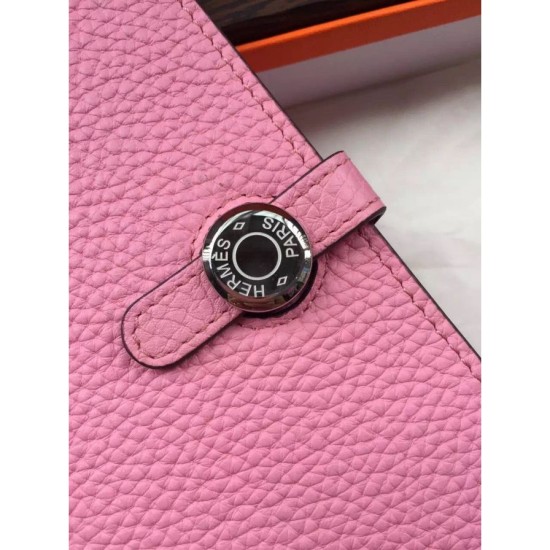 Replica Portafoglio Hermes Dogon in pelle rosa Replica Portafoglio Hermes Dogon in pelle rosa
