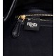 Replica Borsa in tela Fendi Baguette media FF 8BR600 Nera Replica Borsa in tela Fendi Baguette media FF 8BR600 Nera