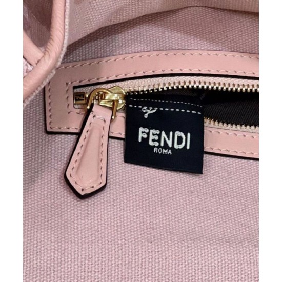 Replica Borsa in tela Fendi Baguette media FF 8BR600 Rosa Replica Borsa in tela Fendi Baguette media FF 8BR600 Rosa