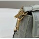 Replica Borsa Fendi Media Baguette Jacquard FF in tessuto 8BR600 Verde Chiaro Replica Borsa Fendi Media Baguette Jacquard FF in tessuto 8BR600 Verde Chiaro