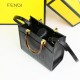 Replica Borsa tote Fendi Sunshine piccola shopper nera Replica Borsa tote Fendi Sunshine piccola shopper nera