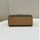 Replica Borsa Fendi Sunshine Small Shopper Tote FF in tessuto jacquard Marrone Replica Borsa Fendi Sunshine Small Shopper Tote FF in tessuto jacquard Marrone