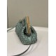 Replica Fendi First Borsa piccola in pelle intrecciata Azzurro