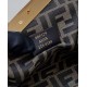 Replica Fendi First Borsa piccola in pelle intrecciata Azzurro