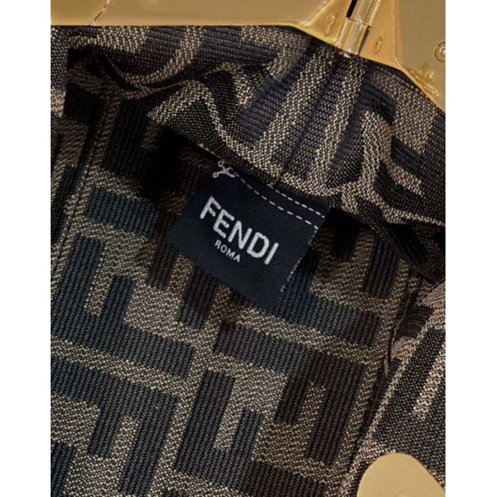 Replica Fendi First Borsa piccola in pelle intrecciata Azzurro
