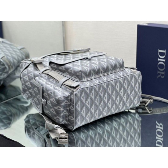 Replica Dior Hit the Road Zaino da uomo CD Diamond Canvas Grigio Replica Dior Hit the Road Zaino da uomo CD Diamond Canvas Grigio
